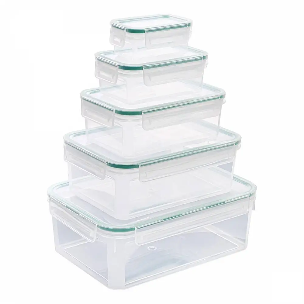 5Five Simply Smart Δοχείο Αποθήκευσης Τροφίμων Clipeat 3.8L - Διαφανές Αεροστεγές Κουτί Κουζίνας - 28 × 20.5 × 10 εκ. 217629