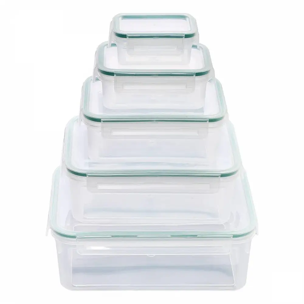 5Five Simply Smart Δοχείο Αποθήκευσης Τροφίμων Clipeat 3.8L - Διαφανές Αεροστεγές Κουτί Κουζίνας - 28 × 20.5 × 10 εκ. 217629