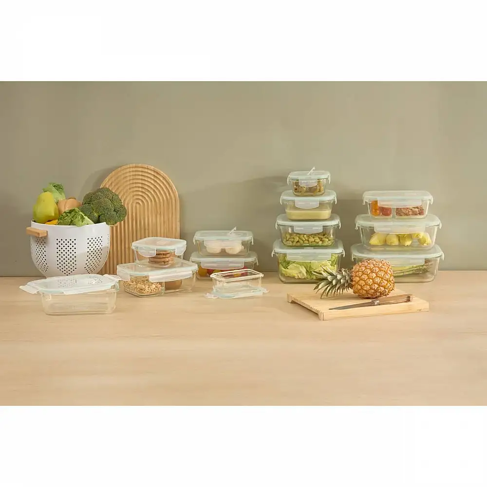 5Five Simply Smart Δοχείο Αποθήκευσης Τροφίμων Clipeat 3.8L - Διαφανές Αεροστεγές Κουτί Κουζίνας - 28 × 20.5 × 10 εκ. 217629