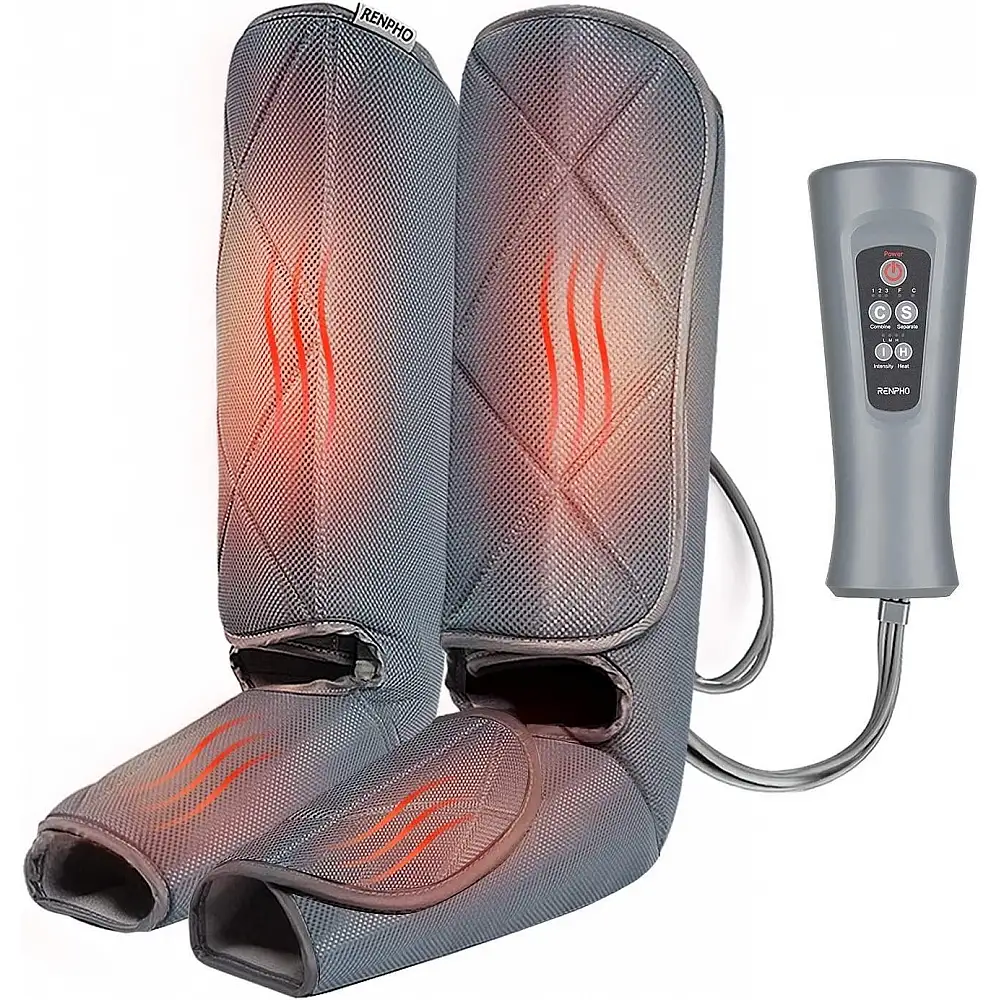 Renpho Σύστημα Μασάζ Ποδιών & Γαμπών με Συμπίεση Αέρα Air Compression και Λειτουργία Θερμότητας RP-ALM071H-GY