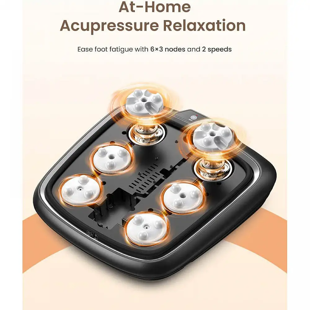 Renpho Συσκευή Μασάζ Ποδιών & Γαμπών All-in-One – Shiatsu RF-FM062-BK