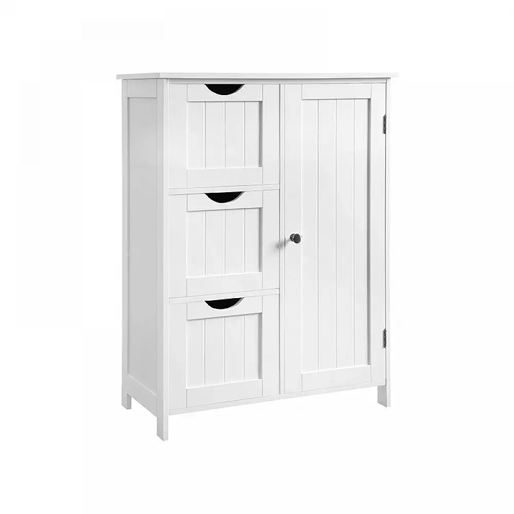 Ντουλάπι Μπάνιου με 3 Συρτάρια 60 x 30 x 81 cm VASAGLE BBC49WT