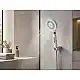 Verk Group&nbsp; Κεφαλή Ντους 5 Ροών με Φίλτρο Νερού κατά των Αλάτων, Λευκή 5907451390771