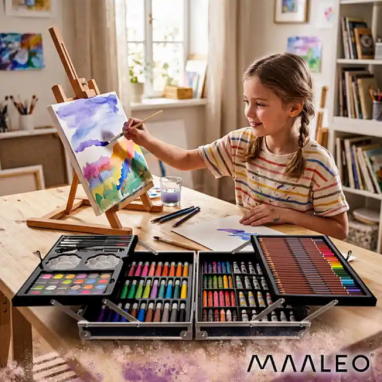 Maaleo Παιδικό Σετ Ζωγραφικής σε Βαλιτσάκι Αστροναύτης 145 Τεμ. 27953