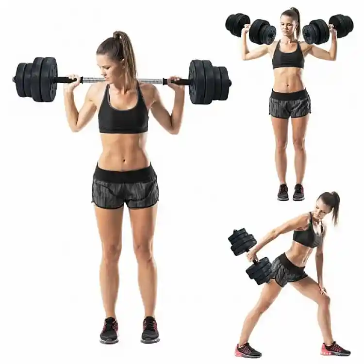 Σετ Ρυθμιζόμενοι Αλτήρες 30 Kg 2 τμχ Costway SP38532