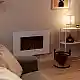 CECOTEC Ηλεκτρικό Τζάκι 35" 2000W ReadyWarm 3590 Flames Connected White με Wi‑Fi, Τηλεχειριστήριο, Πάνελ από Ενισχυμένο Γυαλί, Ρυθμιζόμενη Φλόγα, Εβδομαδιαίο Χρονοδιακόπτη και Αισθητήρα Ανοιχτής Πόρτας CEC-117777