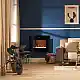 CECOTEC Ηλεκτρικό Διακοσμητικό Τζάκι ReadyWarm 3560 Curved Flames Connected 35" 2000W με Wi‑Fi, Τηλεχειριστήριο και Καμπύλο Κρύσταλλο Τεμπερλένιο CEC-117776