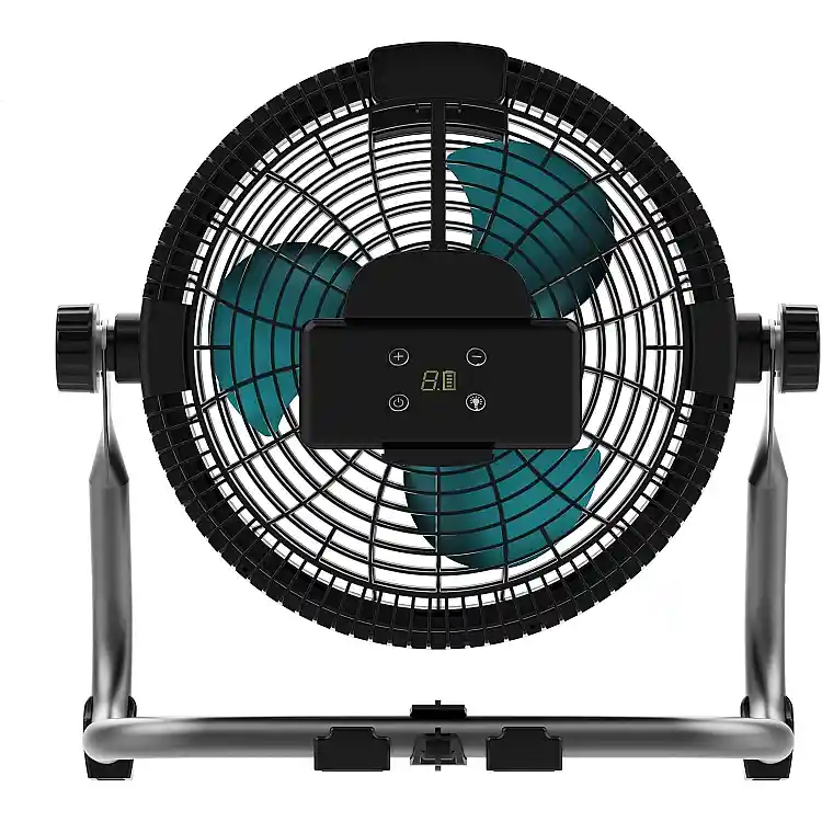 Cecotec Βιομηχανικός Ανεμιστήρας Δαπέδου Μπαταρίας ProIndustry Portable 10" 9 Ταχυτήτων 12000mAh Ασημί CEC-106722