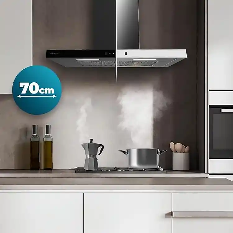 Cecotec Απορροφητήρας Καμινάδα Bolero Flux TT 704400 70cm 413,3m³/h A++ Μαύρος CEC-110301