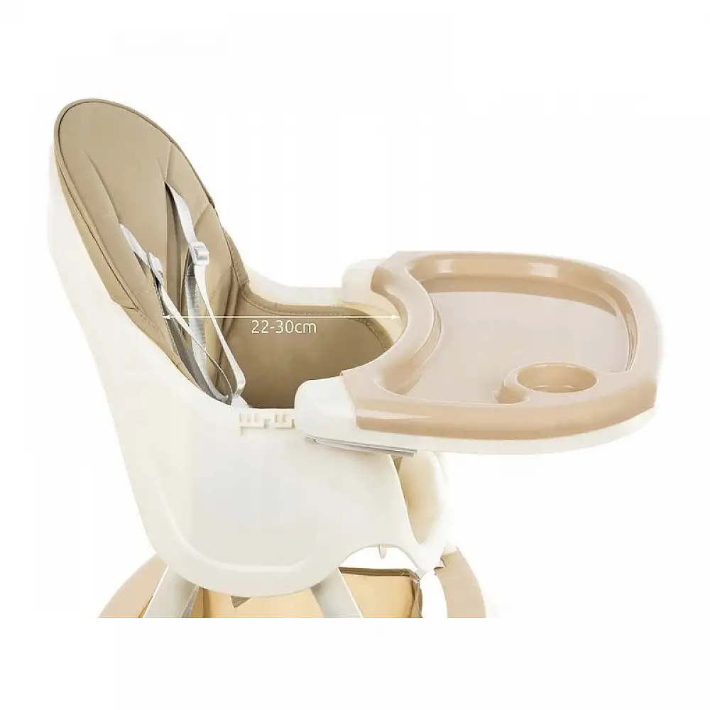 Παιδικό Κάθισμα Φαγητού 3 σε 1 Χρώματος Μπεζ Kruzzel 12060