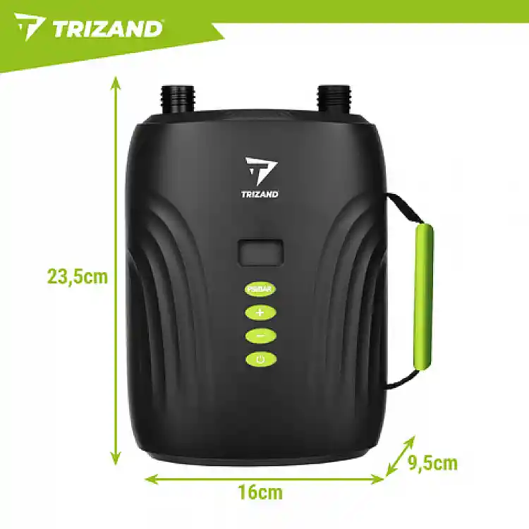 TRIZAND Ηλεκτρική Αντλία SUP 12V με 6 Μύτες για Σανίδες SUP, Καγιάκ και Φουσκωτά 25262