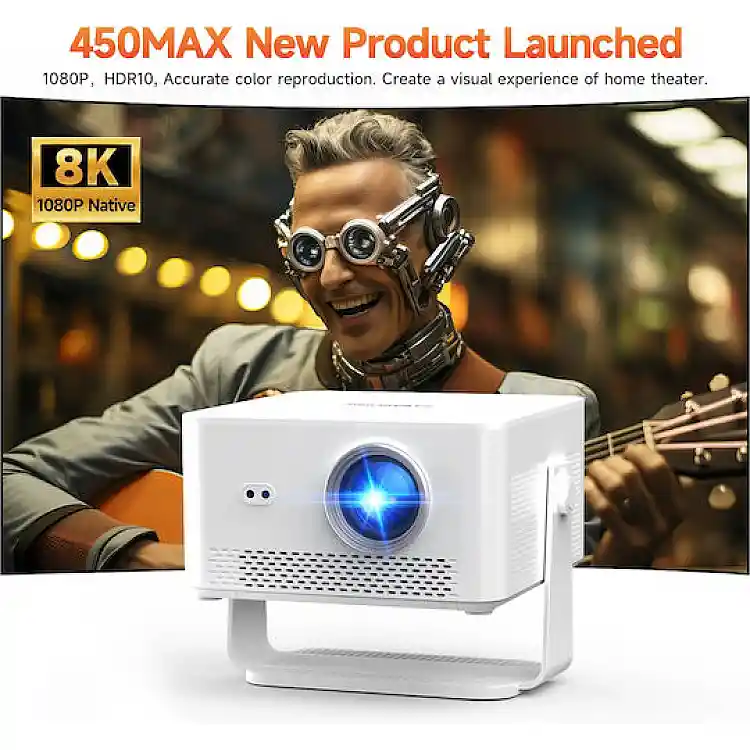 MAGCUBIC Mini Projector LCD Full HD 1080p 1100 ANSI με Android 14,9 HY450MAX