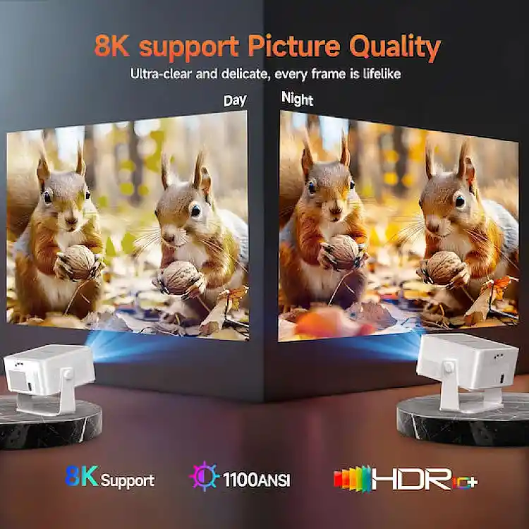 MAGCUBIC Mini Projector LCD Full HD 1080p 1100 ANSI με Android 14,9 HY450MAX