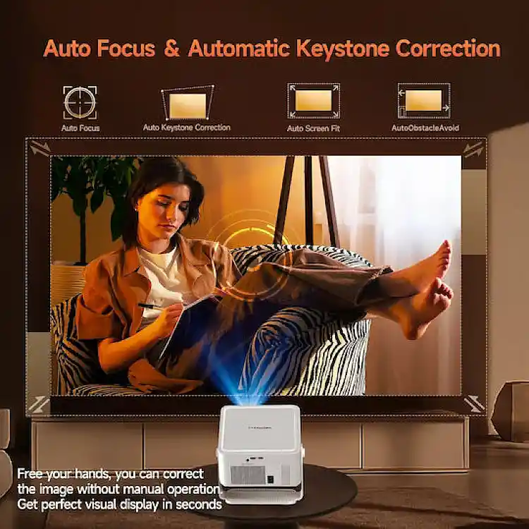 MAGCUBIC Mini Projector LCD Full HD 1080p 1100 ANSI με Android 14,9 HY450MAX