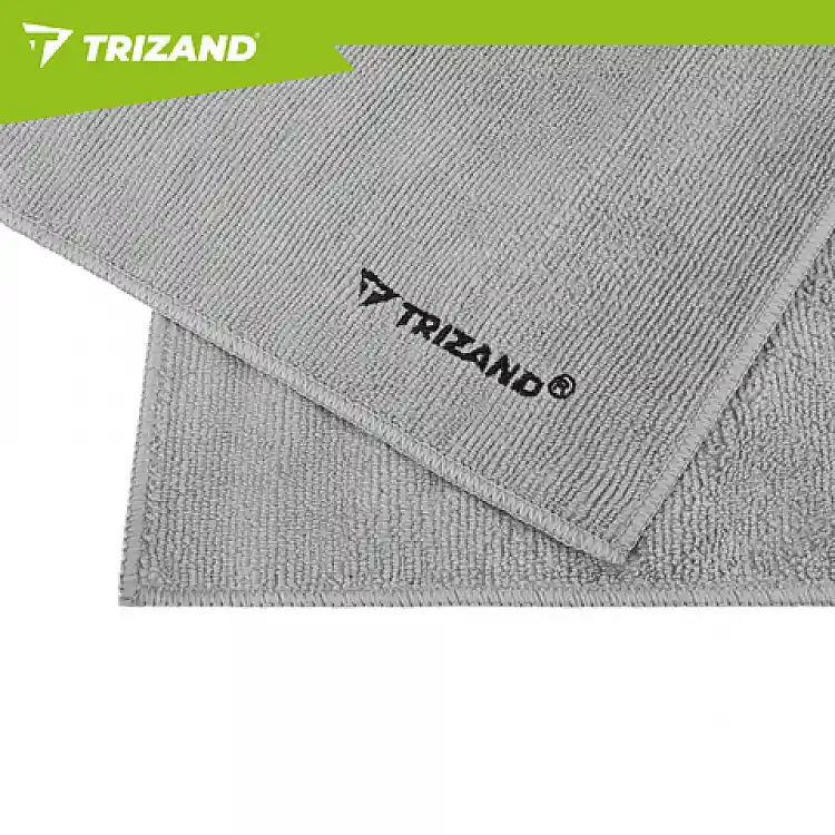 Trizand Πετσέτα Μικροΐνας Γρήγορου Στεγνώματος Trizand 120x60 εκ. Γκρι 27783