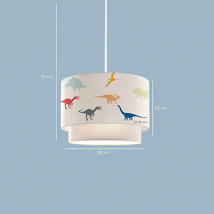 Κρεμαστό Φωτιστικό Οροφής Chandelier με Υφασμάτινο Καπέλο, E27, 40W, 30x20x70 cm 780SGN4663