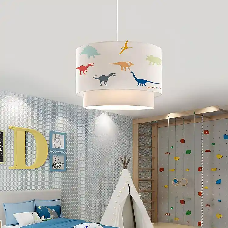 Κρεμαστό Φωτιστικό Οροφής Chandelier με Υφασμάτινο Καπέλο, E27, 40W, 30x20x70 cm 780SGN4663