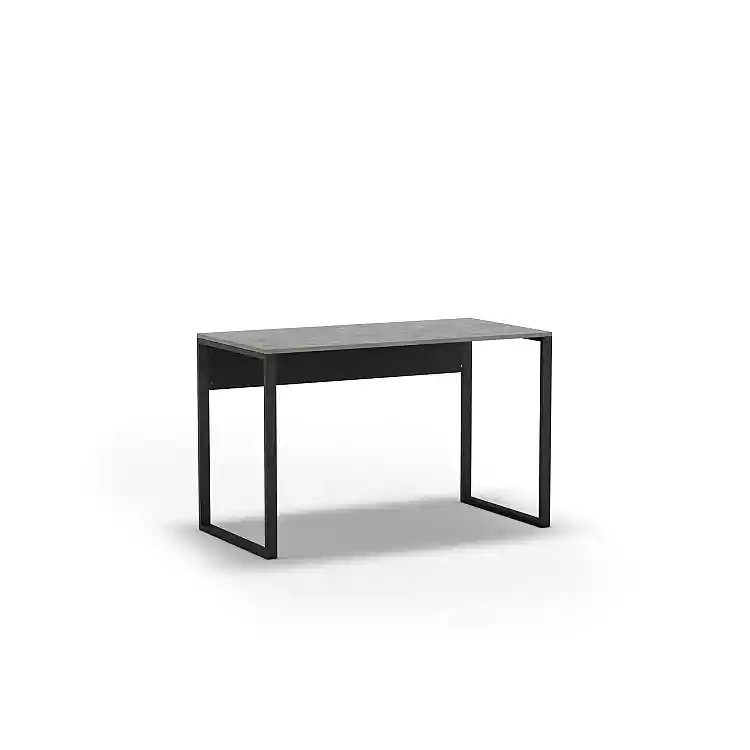Γραφείο Μελέτης Ρετρό Γκρι-Μαύρο 100x60x75 cm 855DTE3869