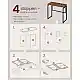 VASAGLE Πτυσσόμενο Γραφείο Υπολογιστή 80 x40 x74 cm LWD151KD01