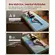 VASAGLE Στρώμα Μονό Gel Memory Foam 90 x 200 εκ., H3, 7 Ζωνών Στήριξης, 16 εκ. RMZ112W101