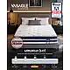 VASAGLE Στρώμα Pocket Spring με Gel Memory Foam 140 x 200 x 25 εκ. H3 7 Ζωνών Μπλε RMZ234Q101