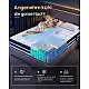 VASAGLE Στρώμα Pocket Spring με Gel Memory Foam 140 x 200 x 25 εκ. H3 7 Ζωνών Μπλε RMZ234Q101