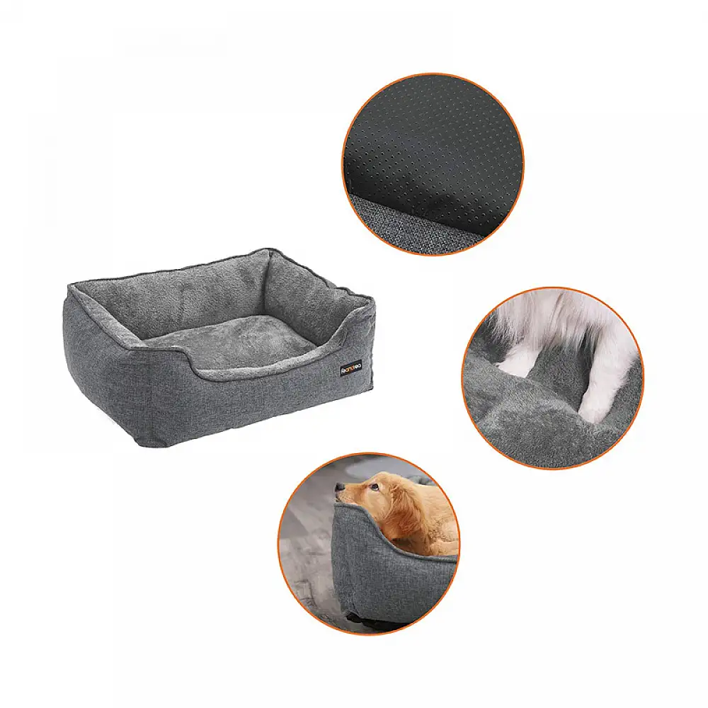 Κρεβάτι Σκύλου 70 x 55 x 21 cm Χρώματος Γκρι Feandrea PGW10GG