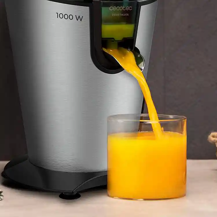 CECOTEC Ηλεκτρικός Αποχυμωτής με Βραχίονα EssentialVita PowerFresh 1000 Inox , 1000W, Ανοξείδωτο Σώμα & Φίλτρο, 2 Αποσπώμενοι Κώνοι CEC-03889