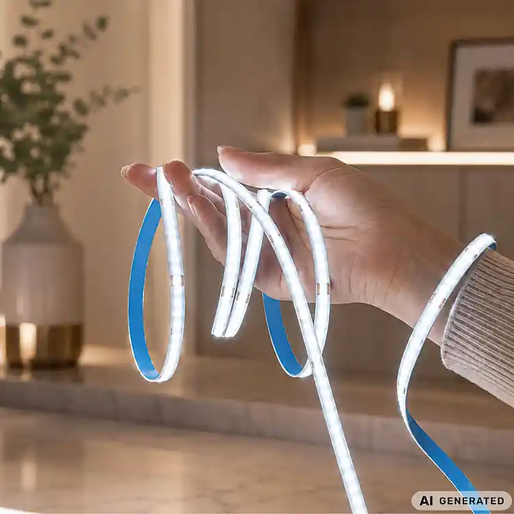 Verk Group Ταινία LED USB 5V 5m, ψυχρό λευκό φως, με διακόπτη, αυτοκόλλητη, διακοσμητική 5907451392027