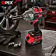 Verk Group OPEX TOOLS Παλμικό Κλειδί Μπαταρίας 21V Brushless 1000Nm με 2 Μπαταρίες 3Ah, Καρυδάκια, LED & Βαλίτσα (OPX28039) 5907451391945