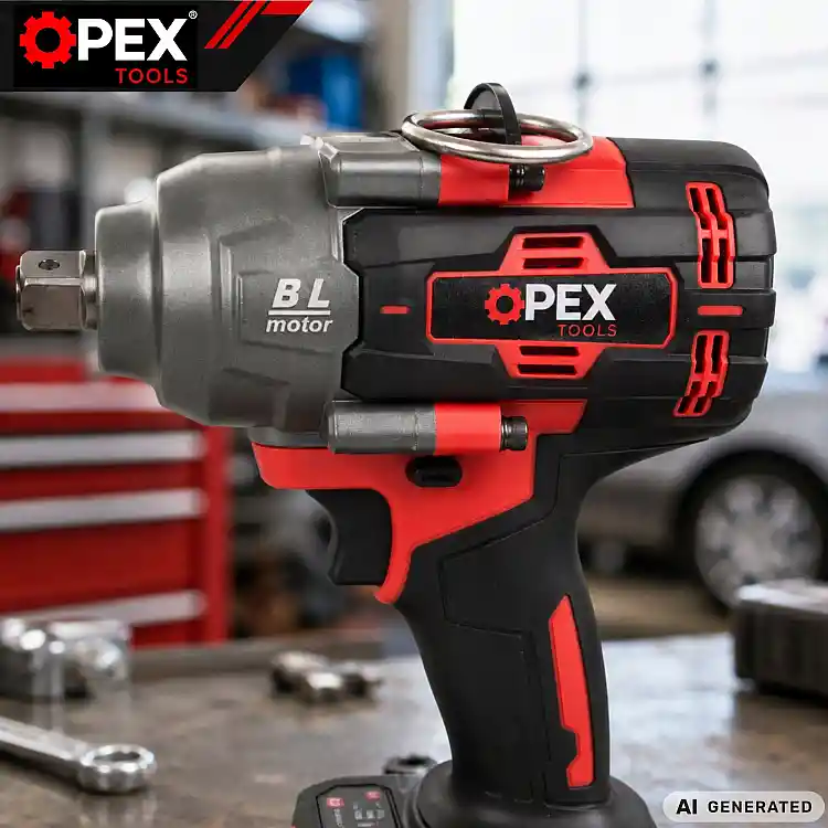 Verk Group OPEX TOOLS Παλμικό Κλειδί Μπαταρίας 21V Brushless 1000Nm με 2 Μπαταρίες 3Ah, Καρυδάκια, LED & Βαλίτσα (OPX28039) 5907451391945