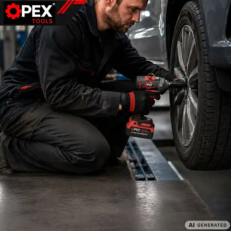 Verk Group OPEX TOOLS Παλμικό Κλειδί Μπαταρίας 21V Brushless 1000Nm με 2 Μπαταρίες 3Ah, Καρυδάκια, LED & Βαλίτσα (OPX28039) 5907451391945