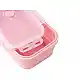 Verk Group Σετ 4 Πτυσσόμενα Δοχεία Φαγητού από Σιλικόνη με Αεροστεγές Κλείσιμο, Ροζ 5907451383353