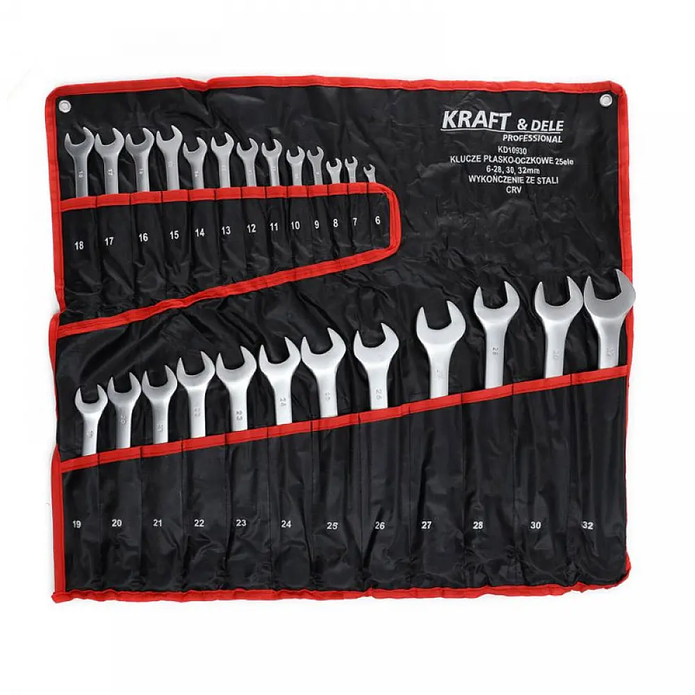 Σετ Γερμανικά Κλειδιά CR-V 25 τμχ Kraft&Dele KD-10930