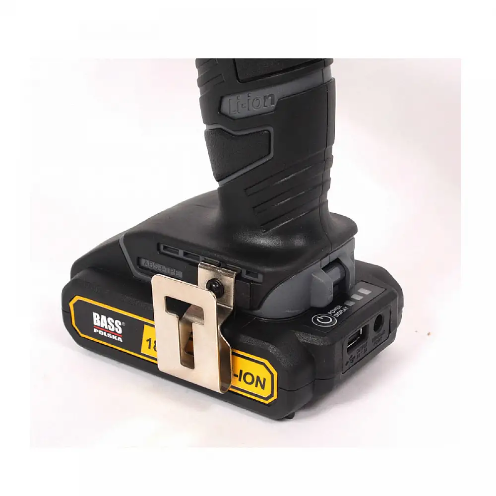 Επαναφορτιζόμενο Ασύρματο Γωνιακό Δραπανοκατσάβιδο 18 V Bass Polska BP-5319