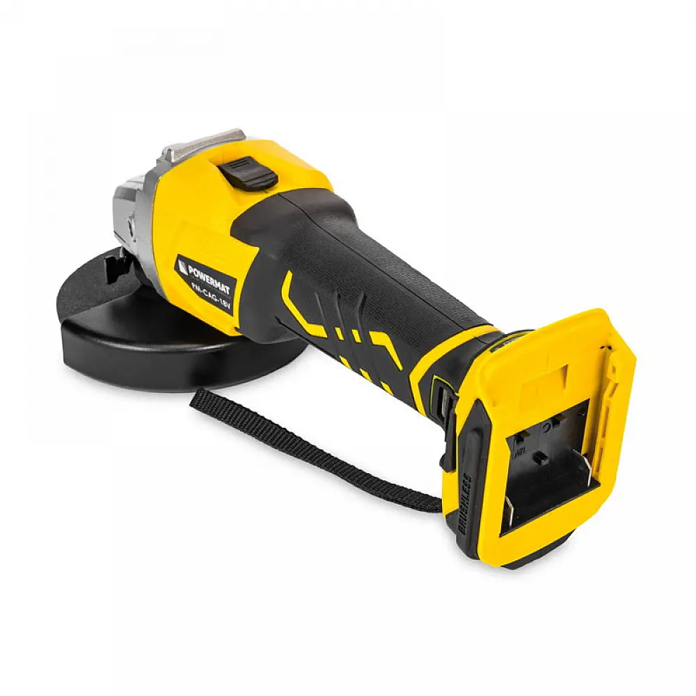 Γωνιακός Τροχός Μπαταρίας 18 V 125 mm POWERMAT PM-CAG-18V