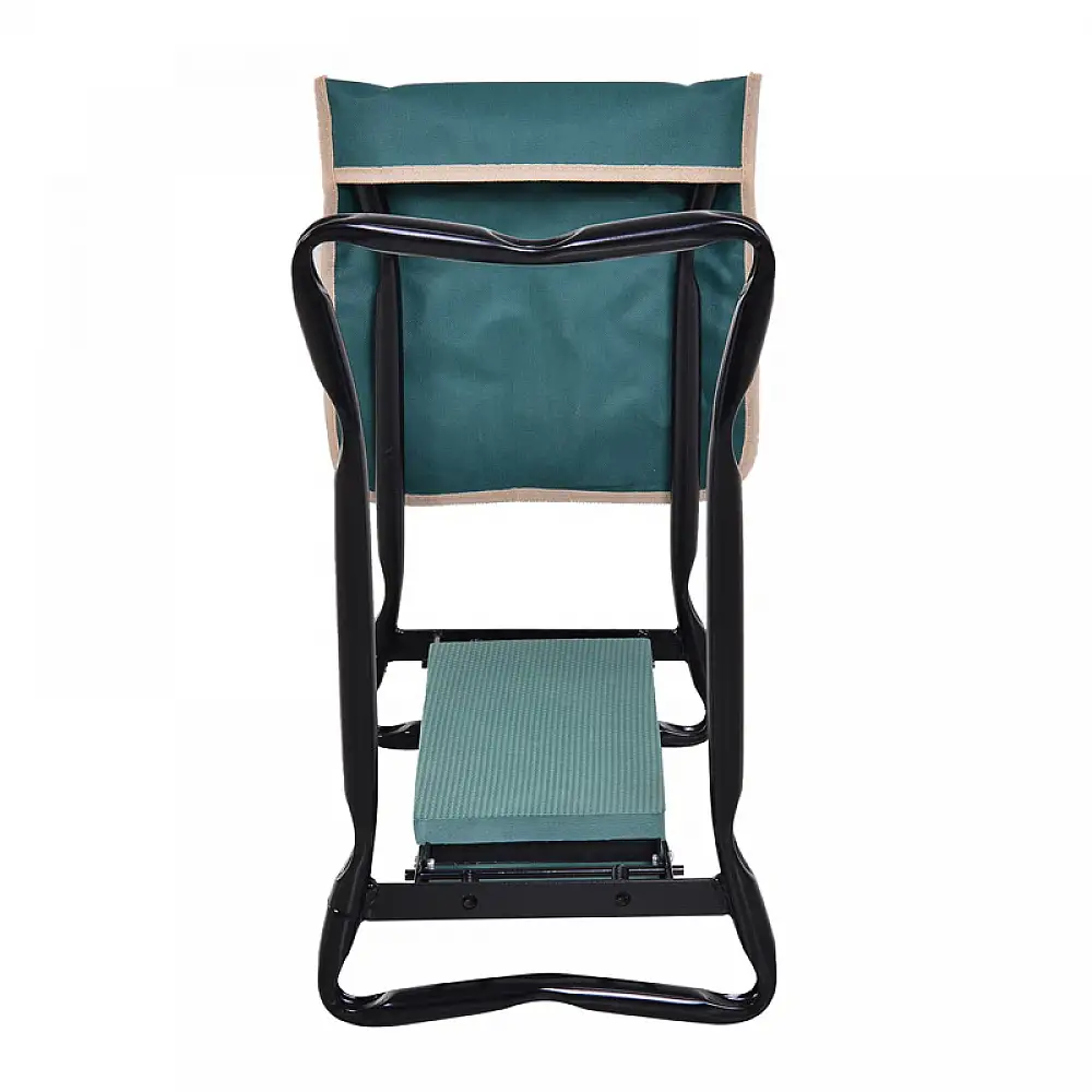 Πτυσσόμενο Μεταλλικό Κάθισμα Κήπου - Προστατευτικό Γονάτων 58 x 28 x 49 cm Outsunny 845-335