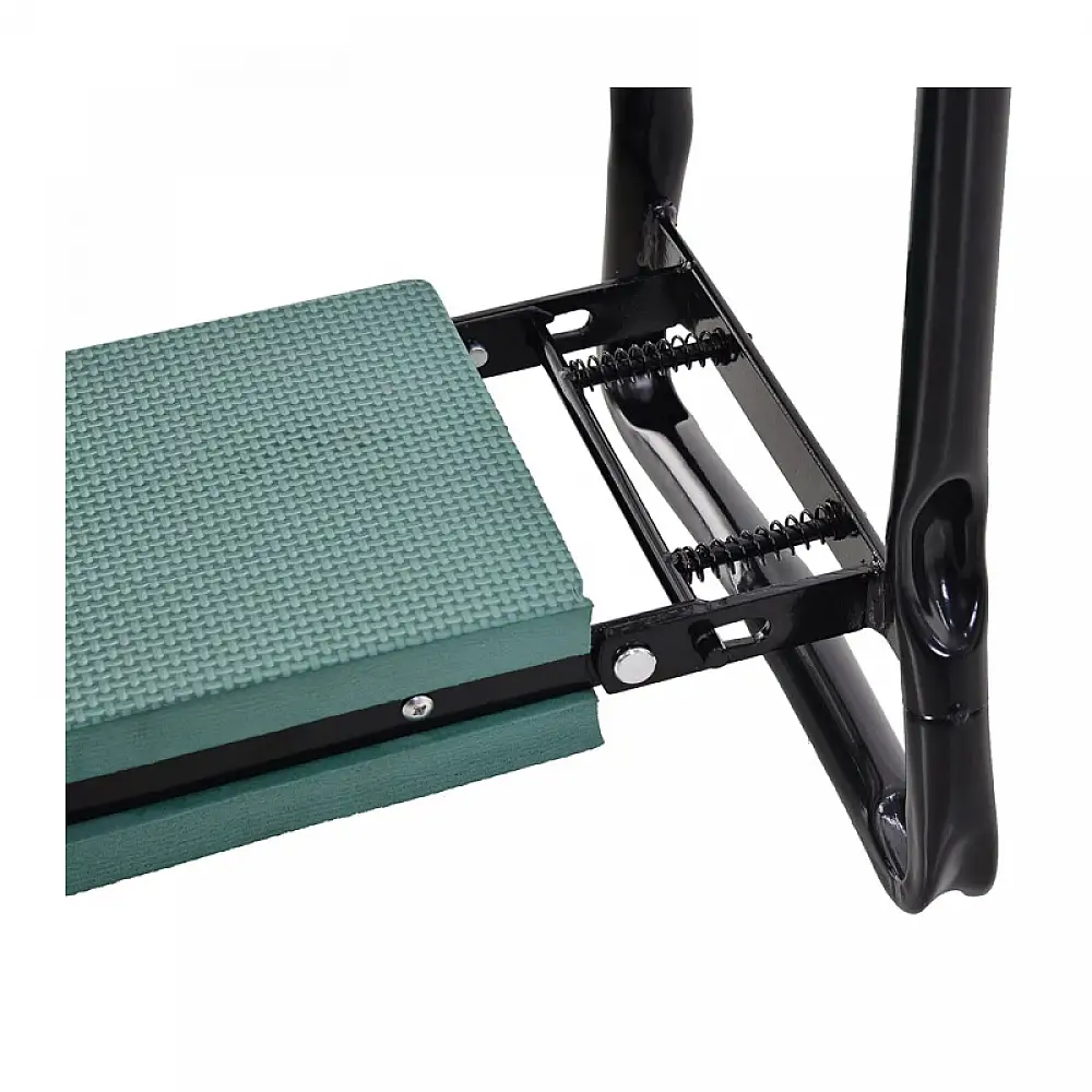 Πτυσσόμενο Μεταλλικό Κάθισμα Κήπου - Προστατευτικό Γονάτων 58 x 28 x 49 cm Outsunny 845-335