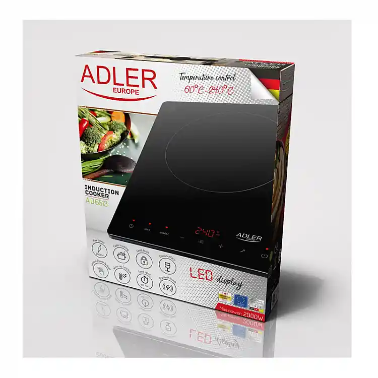 Επαγωγική Εστία 2000 W Adler AD-6513