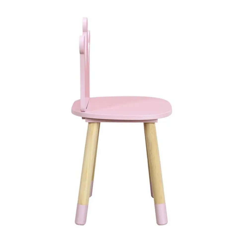 Παιδικό Ξύλινο Καρεκλάκι Κορώνα 28 x 28 x 54 cm Home Deco Kids HD6922