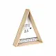 Σετ Ξύλινα Τρίγωνα Διακοσμητικά 44 x 38 x 11 cm 2 τμχ Home Deco Factory HD4556