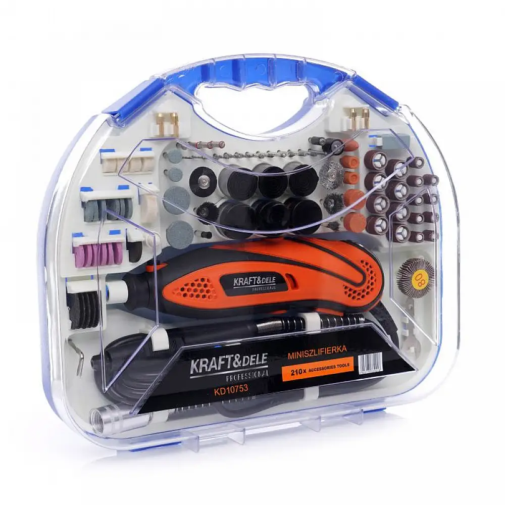 Mini Λειαντήρας 270 W με Θήκη και Αξεσουάρ Kraft&Dele KD-10753