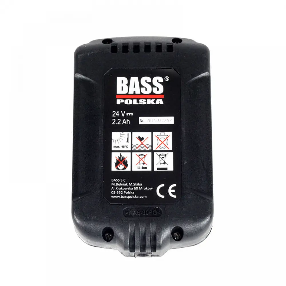 Μπαταρία Λιθίου 2.2 Ah Li-Ion 24 V Bass Polska BP-5837