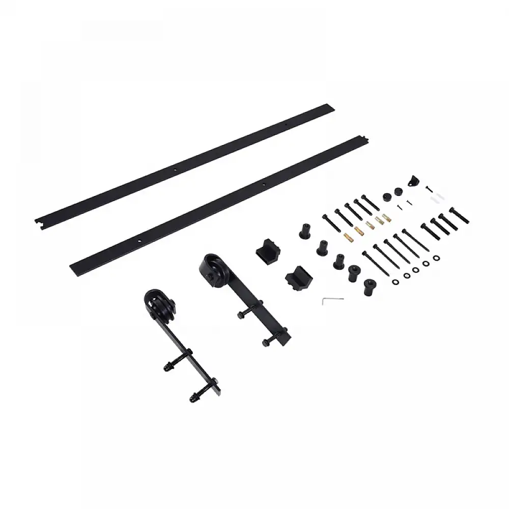 Σετ Μηχανισμού για Συρόμενες Ξύλινες Πόρτες 2 m HOMCOM B81-017