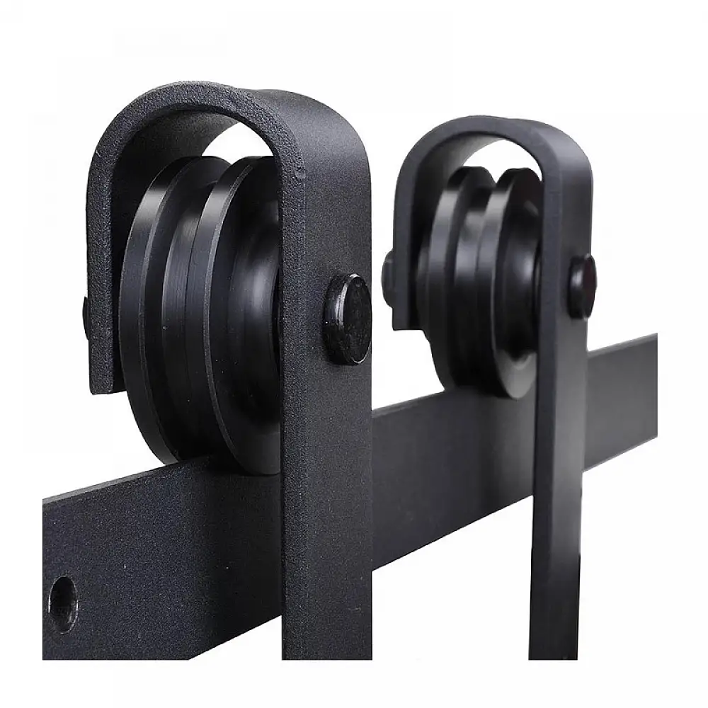 Σετ Μηχανισμού για Συρόμενες Ξύλινες Πόρτες 2 m HOMCOM B81-017