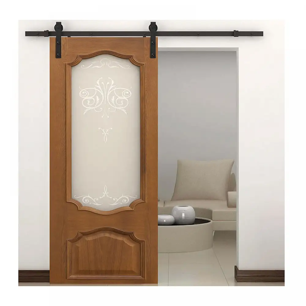 Σετ Μηχανισμού για Συρόμενες Ξύλινες Πόρτες 2 m HOMCOM B81-017