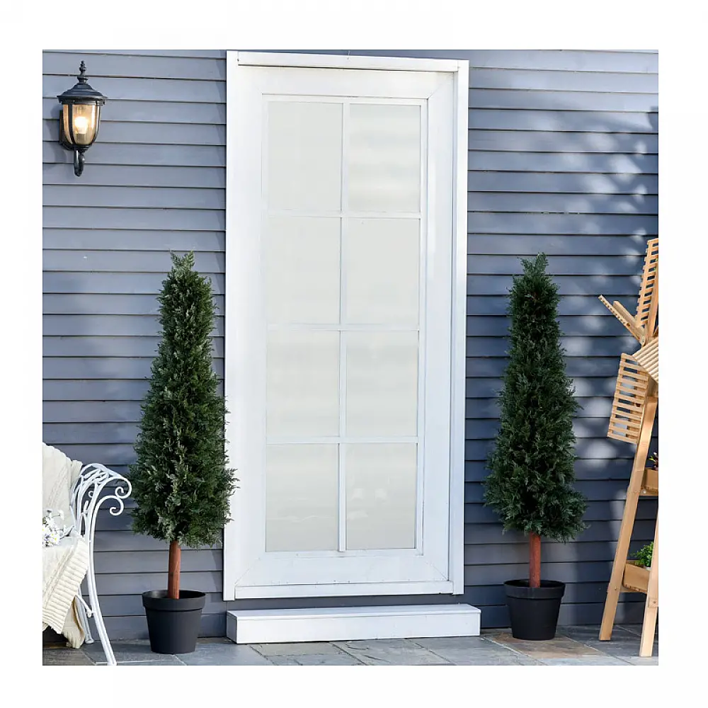 Σετ Τεχνητά Φυτά Πεύκα 150 cm 2 τμχ Outsunny 844-361