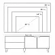 Ξύλινο Έπιπλο Τηλεόρασης 140 x 40 x 50 cm VASAGLE LTV027X01