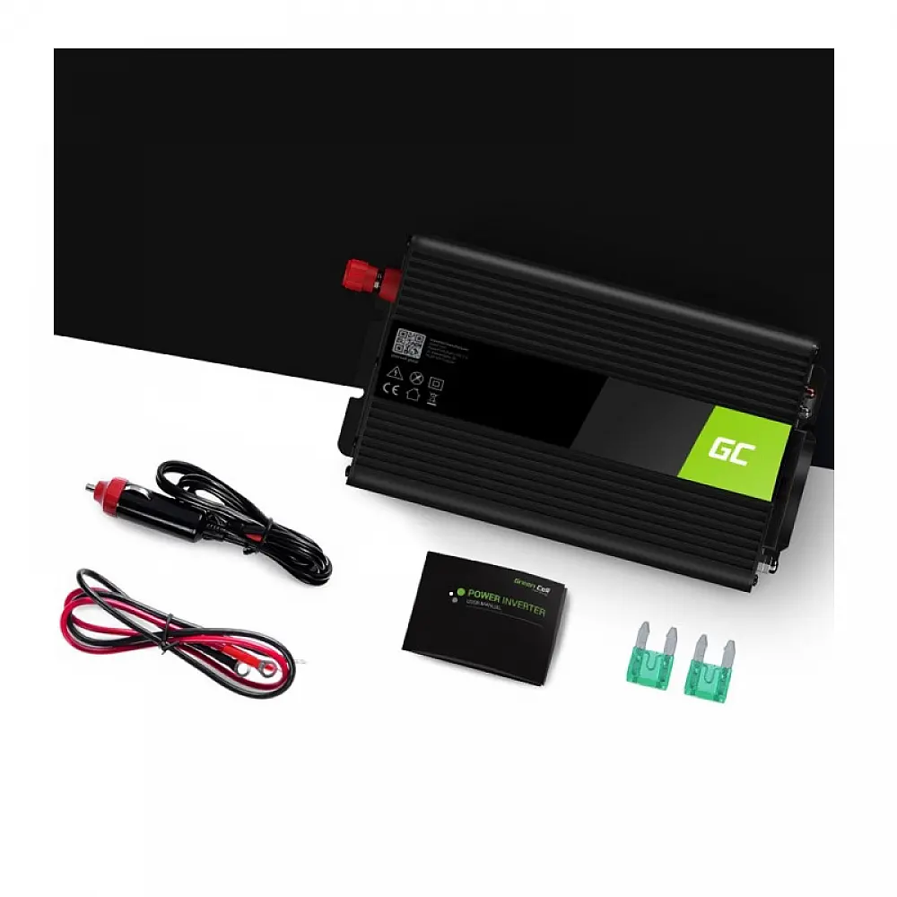 Μετατροπέας - Inverter Ισχύος Αυτοκινήτου 24 V σε 230 V 300 / 600 W Green Cell INV02DE
