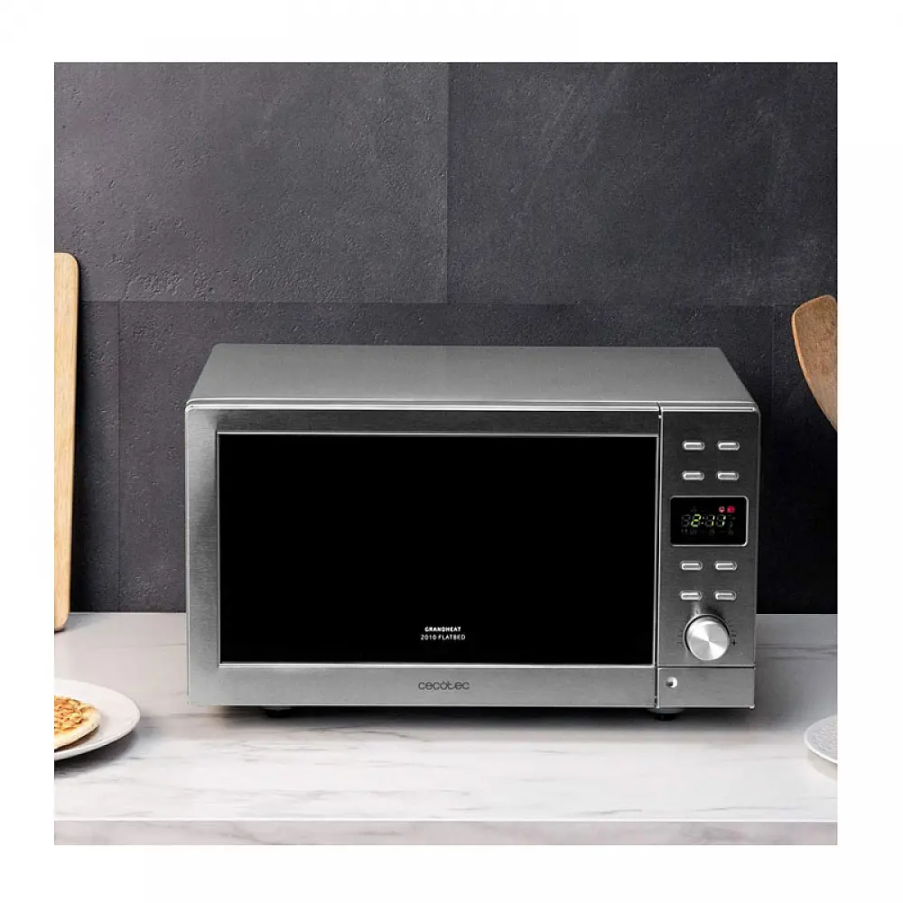 Φούρνος Μικροκυμάτων με Γκριλ 20 Lt 700 W Cecotec GrandHeat 2010 Flatbed Steel CEC-01399 Φούρνος Μικροκυμάτων με Γκριλ 20 Lt 700 W Cecotec GrandHeat 2010 Flatbed Steel CEC-01399